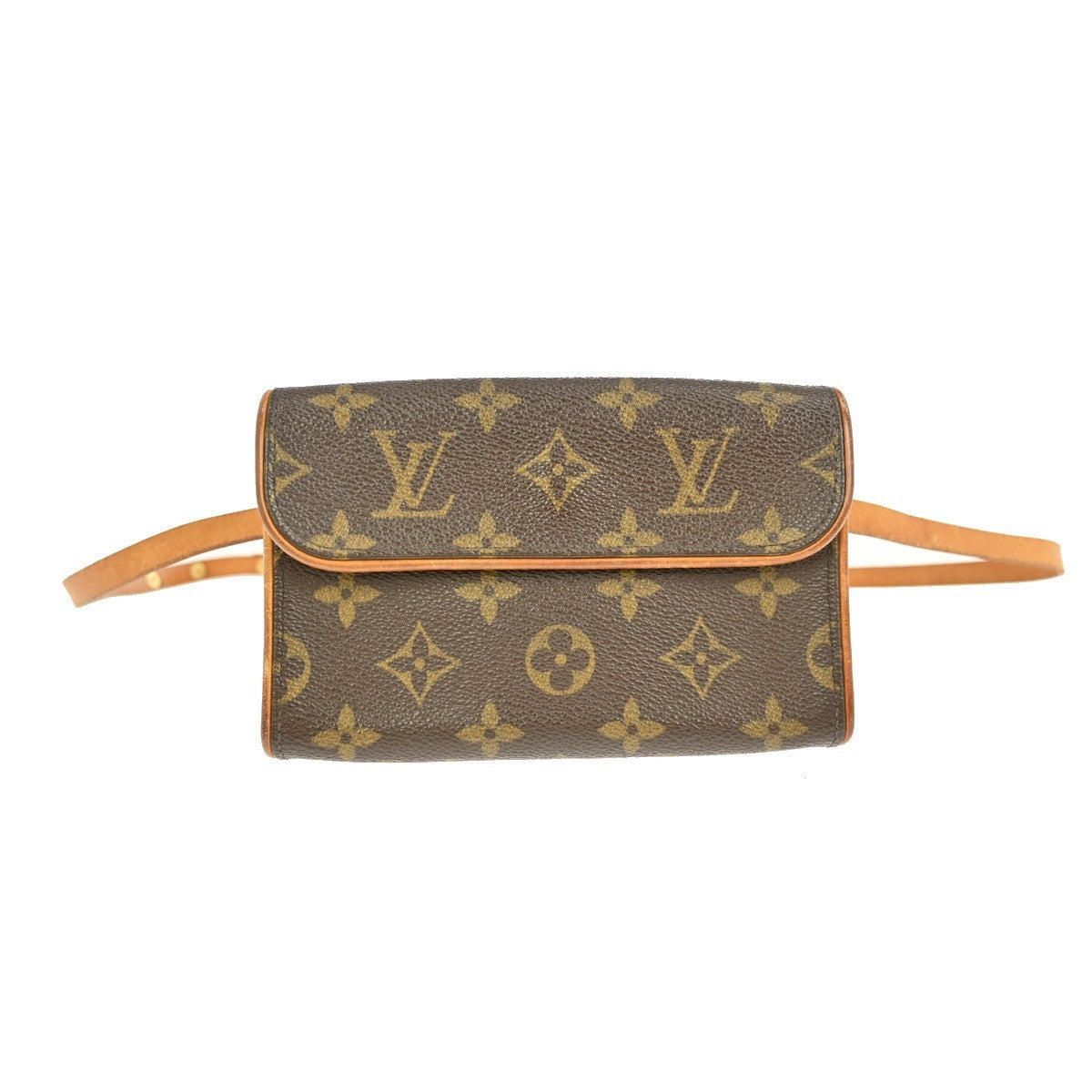 Louis Vuitton Florentine Waist Bag Monogram Canvas, BROWN, CANVAS, Clutche & pouche