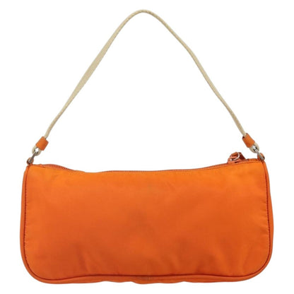 Prada Pochette Shoulder Bag Tessuto, ORANGE, NYLON, Clutche & pouche