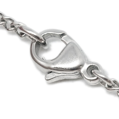 Chanel CC Logo Pendant Necklace Metal, SILVER, SILVER_PLATED, Necklace