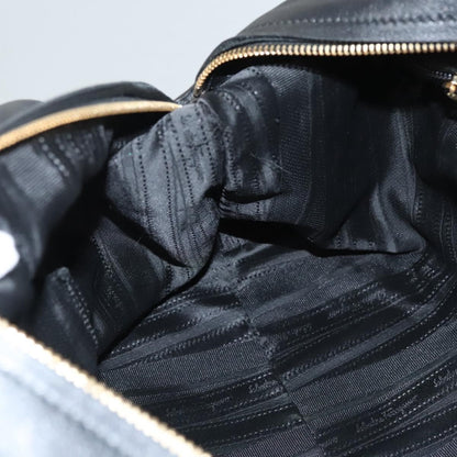 Salvatore Ferragamo Gancini handbag Leather, BLACK, LEATHER, Handbag