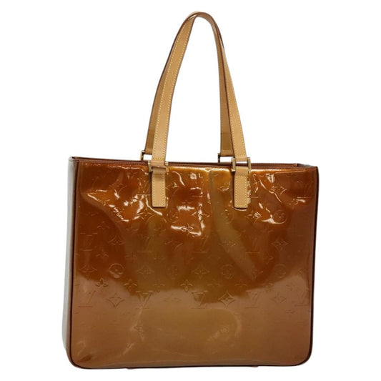 Louis Vuitton Columbus Handbag Monogram Vernis, BROWN, PATENT_LEATHER, Tote bag