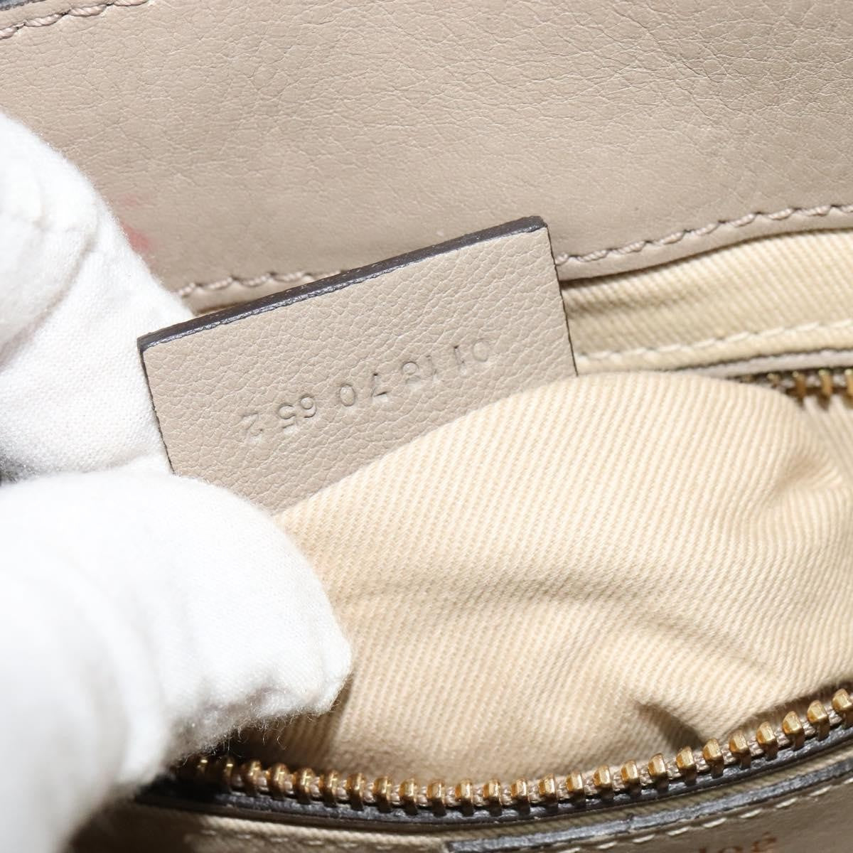 Chloe Faye Shoulder Bag Leather and Suede, GRAY, SUEDE, Shoulder bag