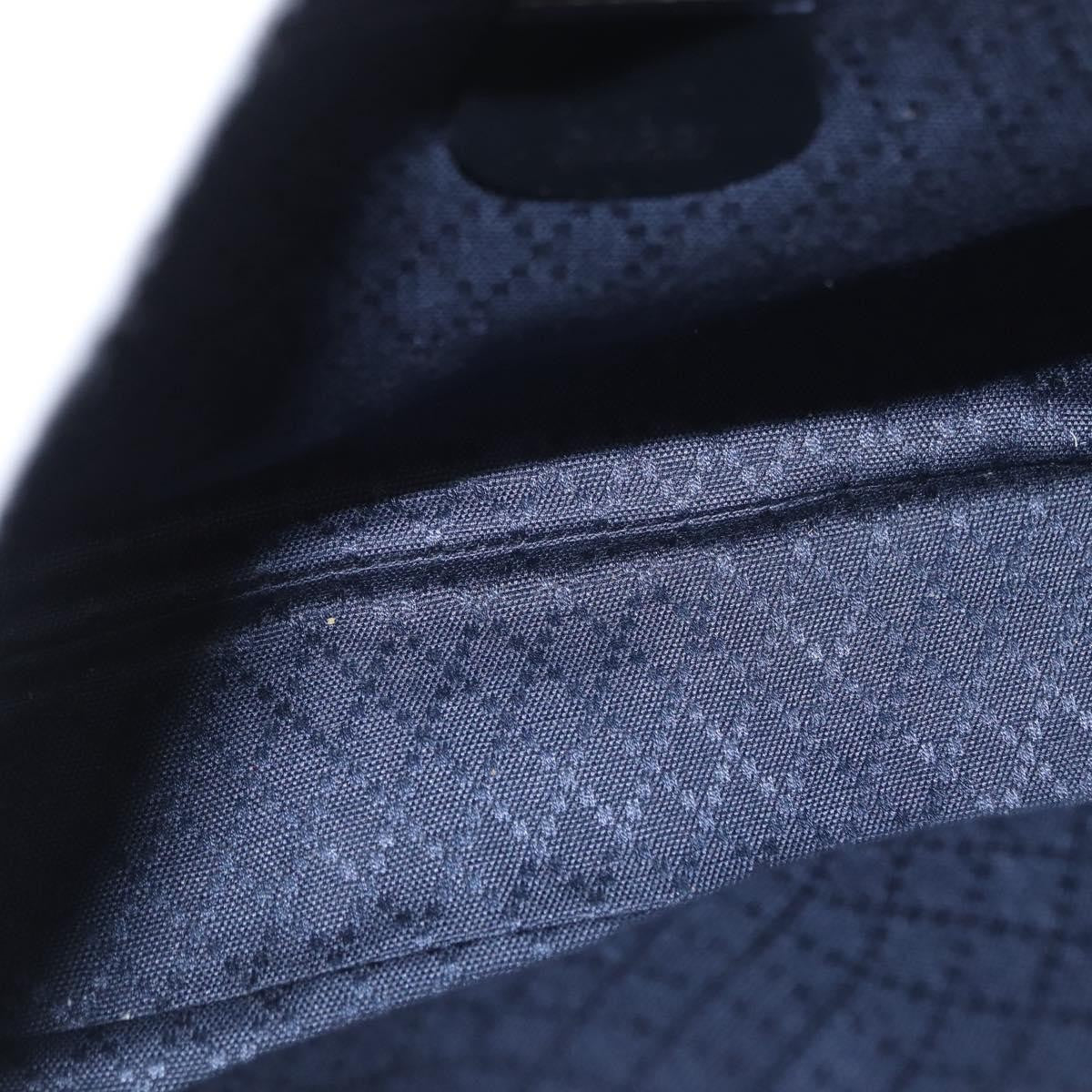 Gucci Vintage Bamboo Handle Bag Nylon, BLACK, NYLON, Handbag