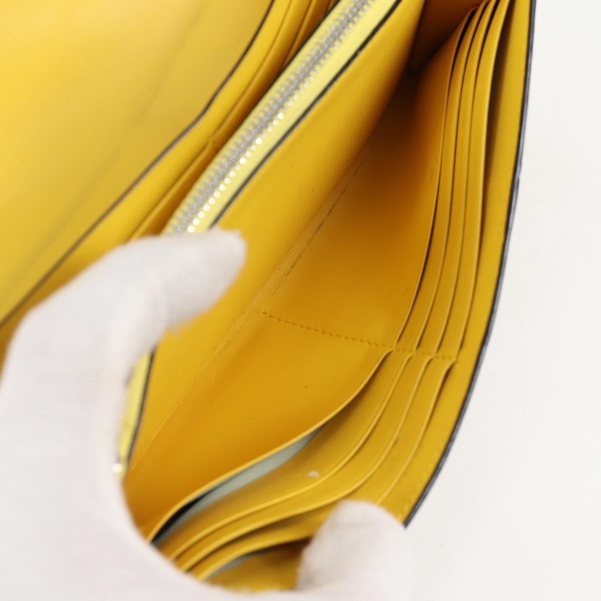 Loewe Puzzle Zip Wallet Leather, YELLOW, LEATHER, Wallets