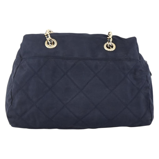 Prada Re-Edition 1995 Chain Tote Quilted Re-Nylon, NAVY, NYLON, Shoulder bag