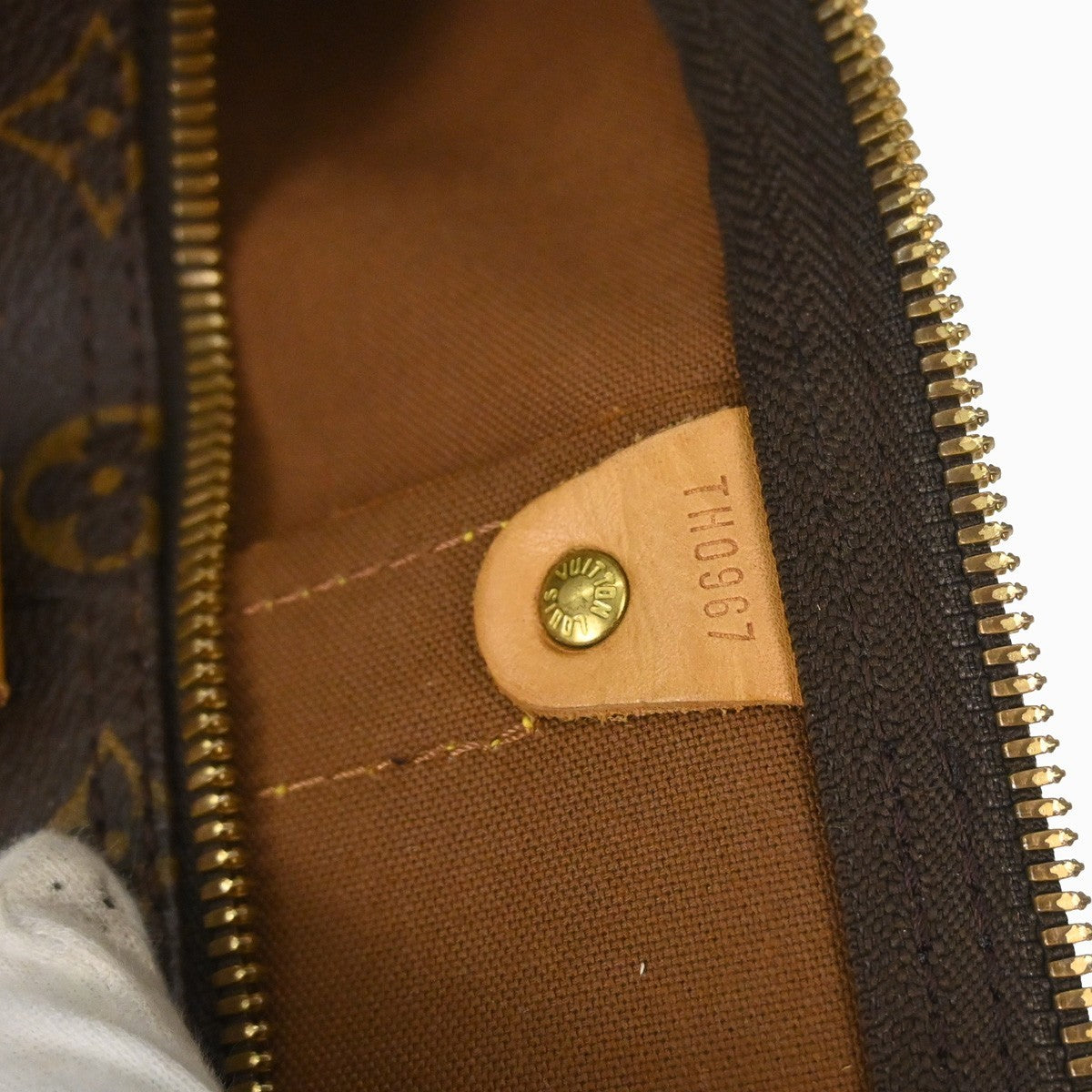 Louis Vuitton Keepall Bandouliere Bag Monogram Canvas, BROWN, CANVAS, Travel bag