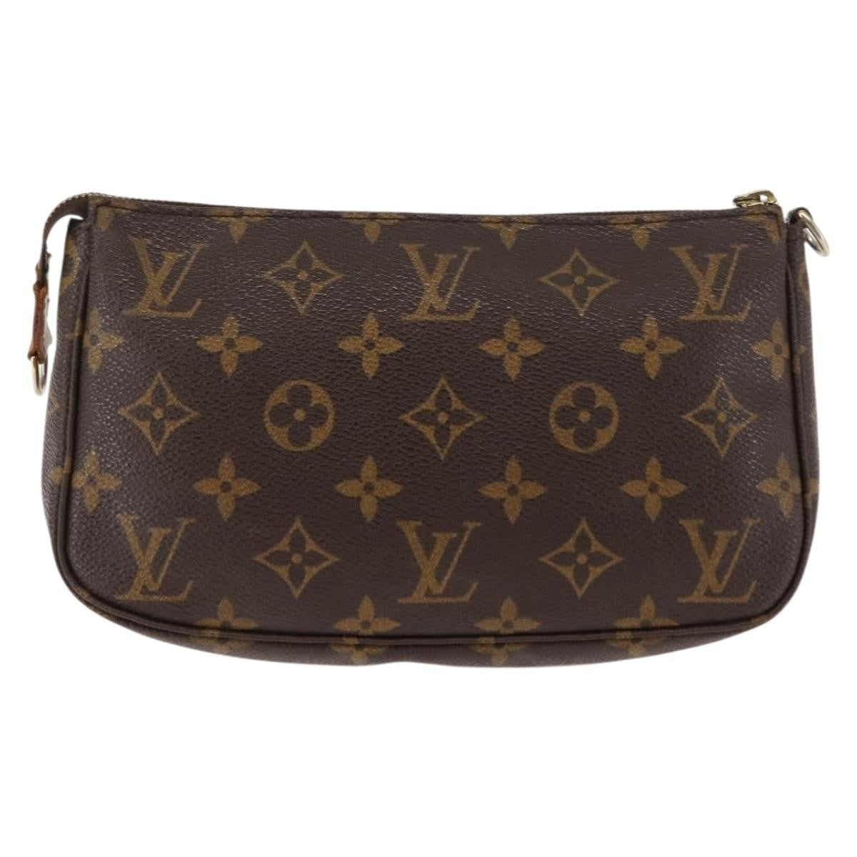 Louis Vuitton Pochette Accessoires NM Monogram Canvas, BROWN, CANVAS, Clutche & pouche
