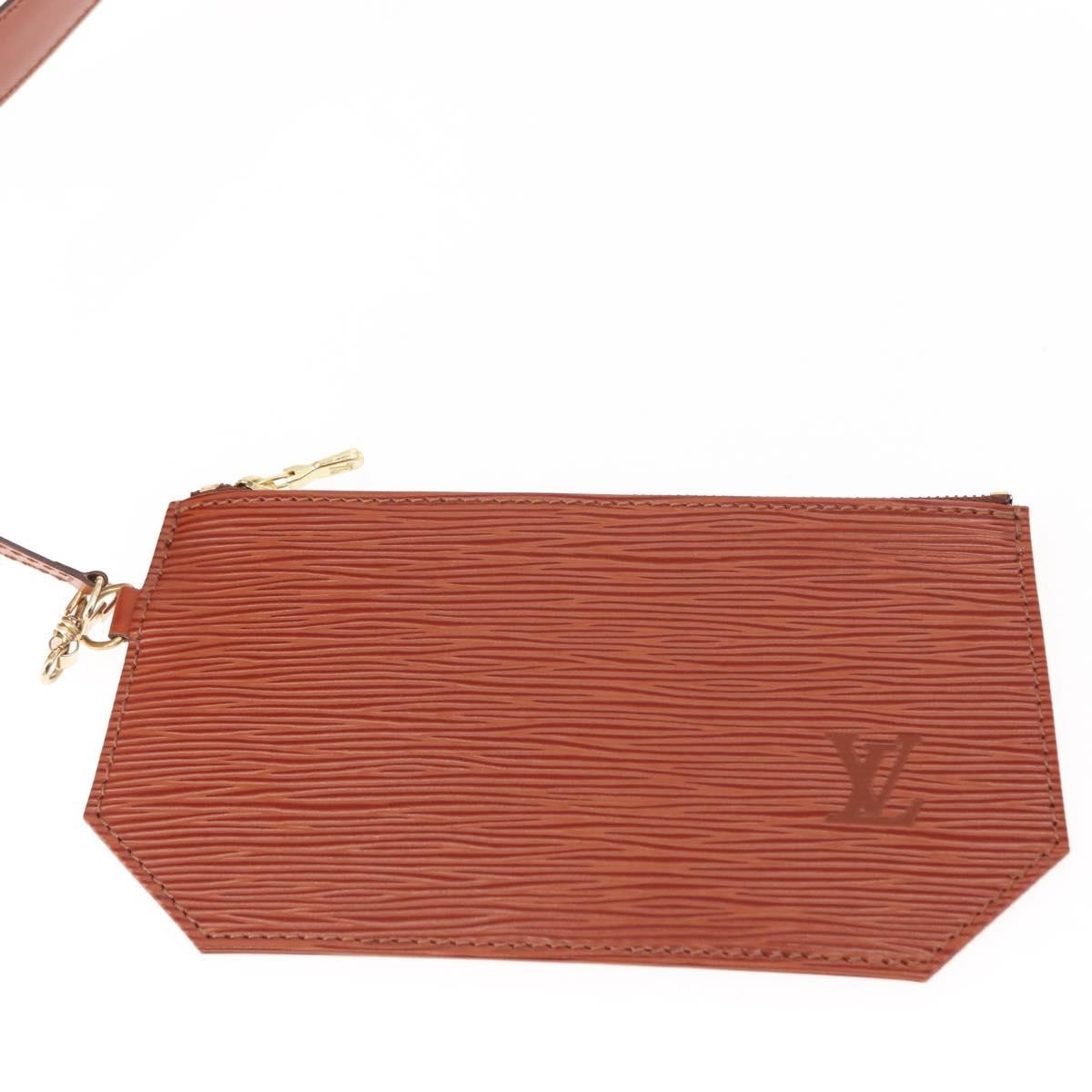 Louis Vuitton Vintage Sac d'Epaule Handbag Epi Leather, BROWN, LEATHER, Shoulder bag