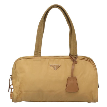 Prada Vintage Handbag Canvas, GOLD, NYLON, Handbag