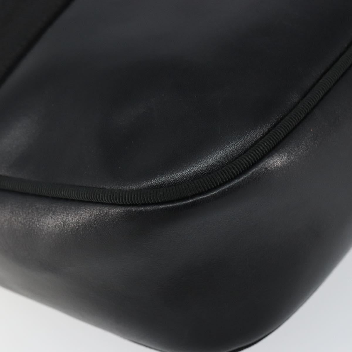 Salvatore Ferragamo Vala Shoulder Bag Leather, BLACK, LEATHER, Shoulder bag