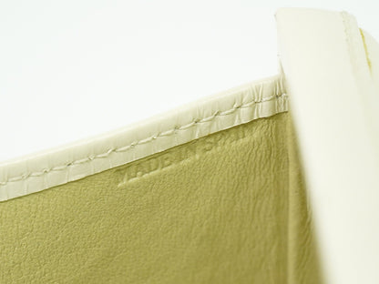 Loewe Anagram handbag Leather, WHITE, LEATHER, Handbag