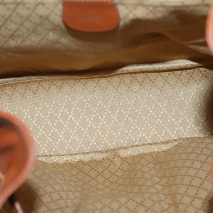 Gucci Vintage Bamboo Backpack Leather, BROWN, LEATHER, Backpack