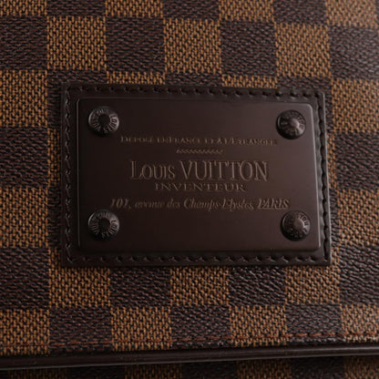 Louis Vuitton Brooklyn Handbag Damier, BROWN, CANVAS, Handbag