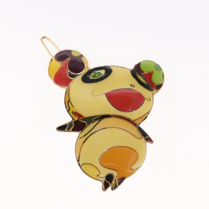 Louis Vuitton Murakami Hair Clip Set Metal and Enamel, MULTICOLOUR, METAL, Head accessory