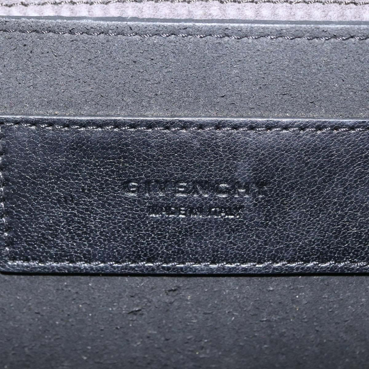 Givenchy GV3 Flap Bag Leather, BLACK, LEATHER, Shoulder bag