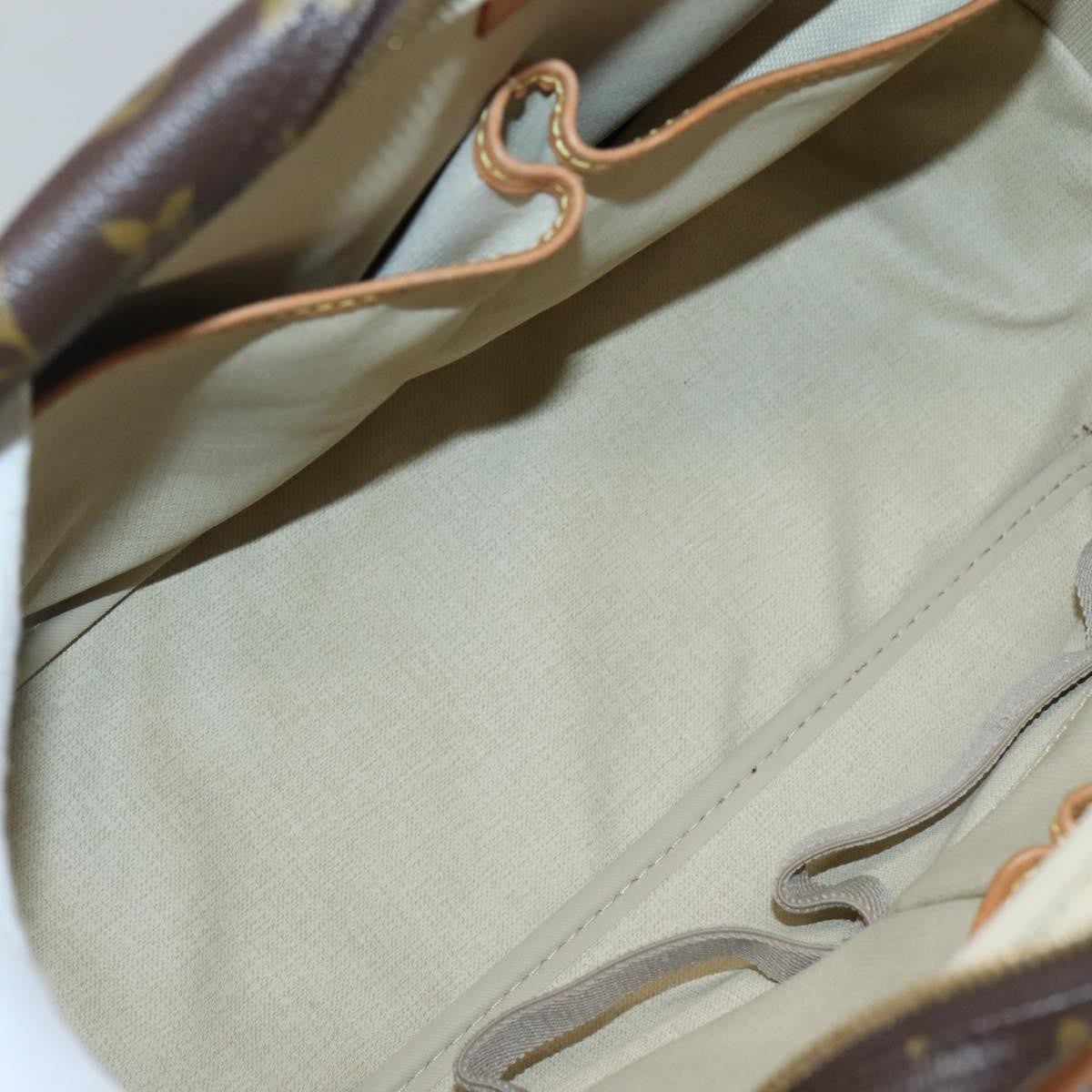 Louis Vuitton Deauville Handbag Monogram Canvas, BROWN, CANVAS, Handbag