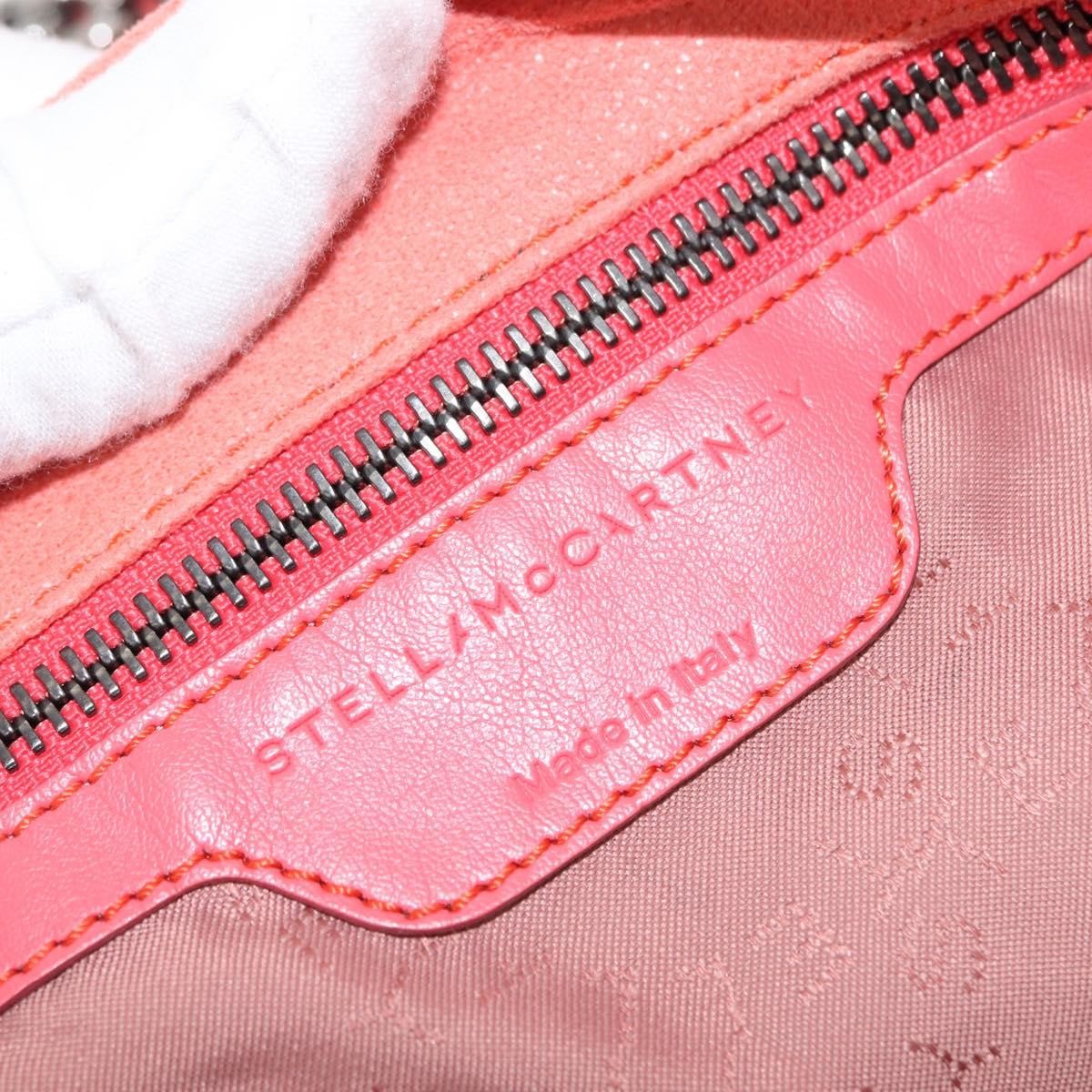 Stella McCartney Falabella Fold Over Crossbody Bag Suede, ORANGE, SUEDE, Crossbody bag