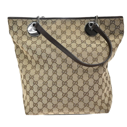 Gucci Eclipse Tote GG Canvas, BROWN, CANVAS, Shoulder bag