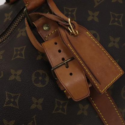 Louis Vuitton Keepall Bag Monogram Canvas, BROWN, CANVAS, Travel bag