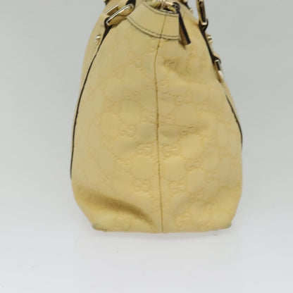 Gucci Abbey Zip Tote Guccissima, YELLOW, CANVAS, Tote bag