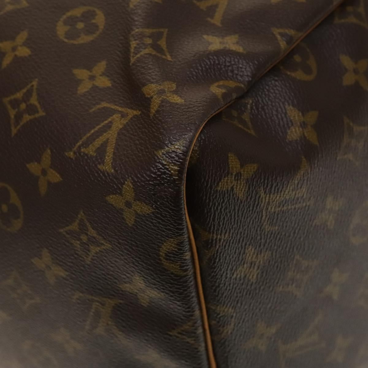 Louis Vuitton Keepall Bag Monogram Canvas, BROWN, CANVAS, Travel bag