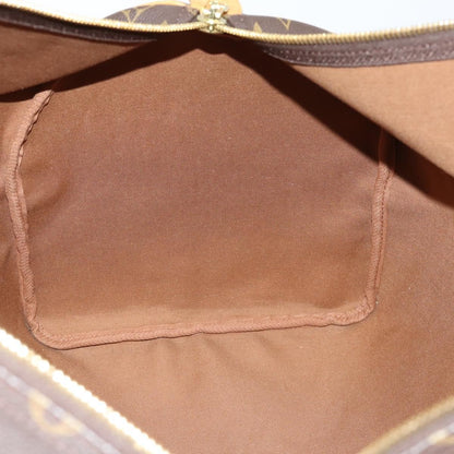 Louis Vuitton Keepall Bag Monogram Canvas, BROWN, CANVAS, Travel bag