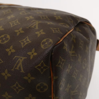 Louis Vuitton Keepall Bag Monogram Canvas, BROWN, CANVAS, Travel bag