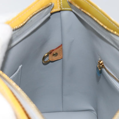 Louis Vuitton Houston Handbag Monogram Vernis, YELLOW, PATENT_LEATHER, Tote bag