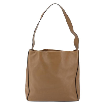 Prada Vintage Shoulder Bag Leather, BROWN, LEATHER, Shoulder bag