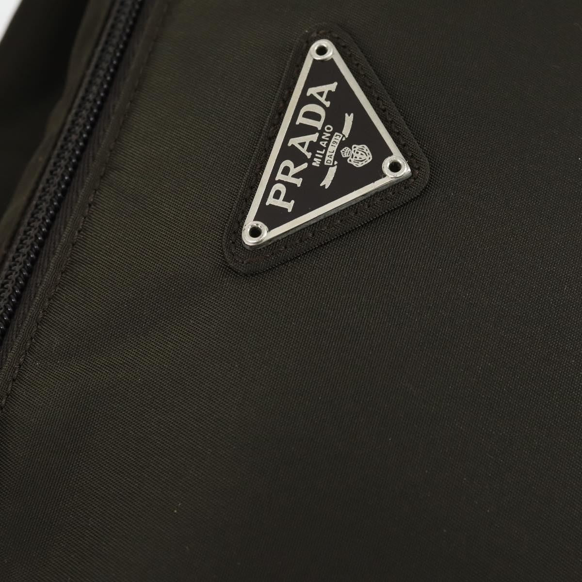 Prada Vintage Handbag Tessuto, KHAKI, NYLON, Handbag