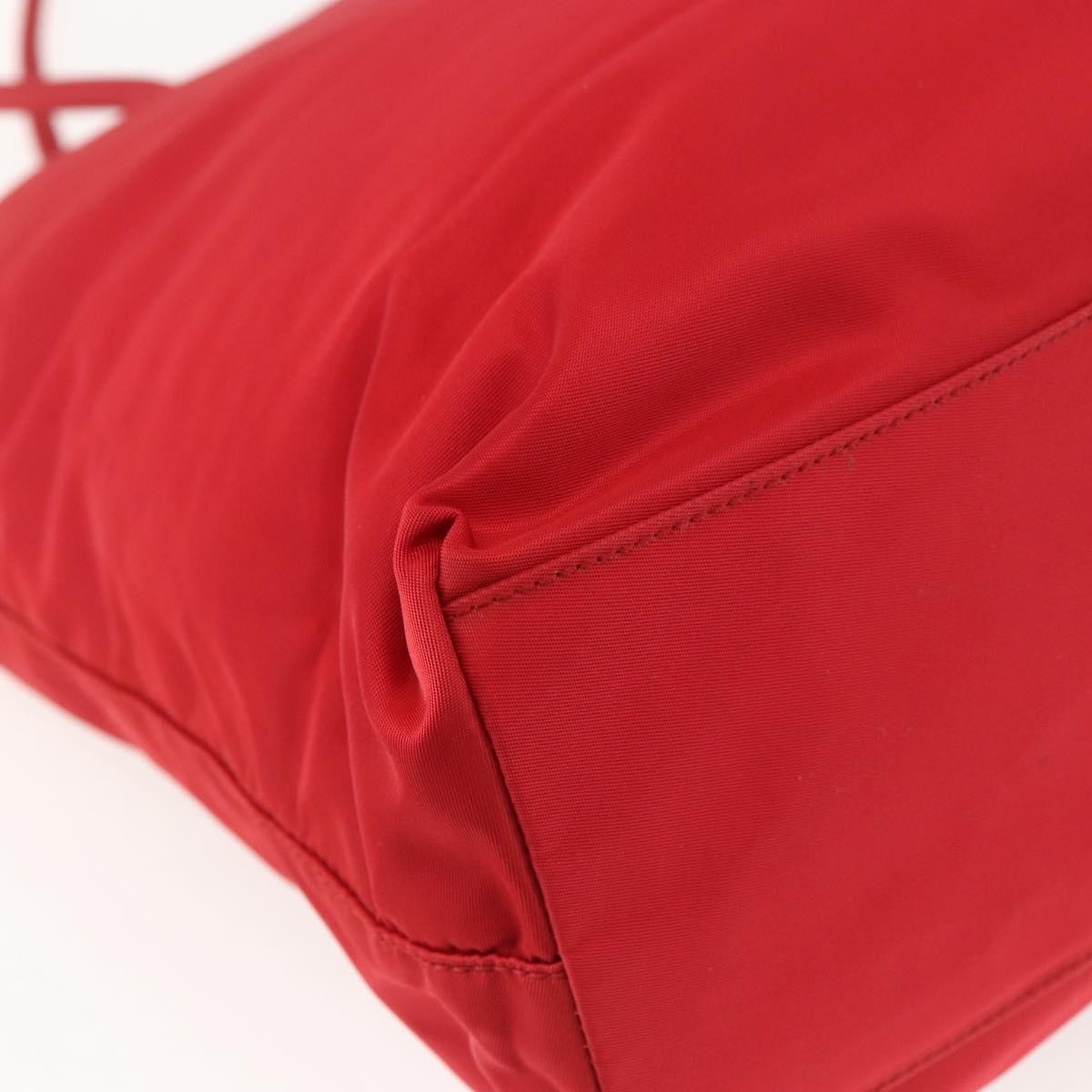 Prada Vintage Zip Tote Tessuto, RED, NYLON, Tote bag