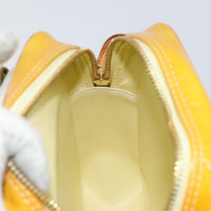 Louis Vuitton Wooster Handbag Monogram Vernis, YELLOW, PATENT_LEATHER, Shoulder bag