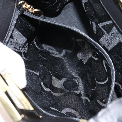 Salvatore Ferragamo Gancini Shoulder Bag Leather, BLACK, LEATHER, Shoulder bag