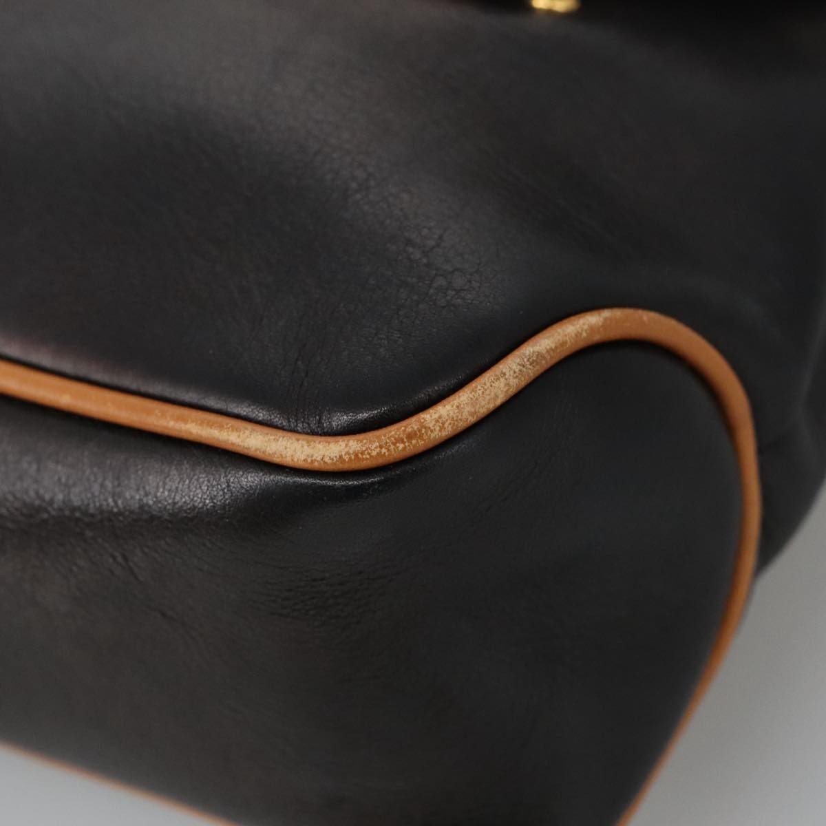 Celine Handbag Leather, BLACK, LEATHER, Handbag
