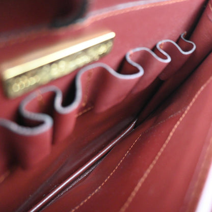 cartier Must de Cartier Shoulder Bag Leather, Red, Leather, Shoulder Bag