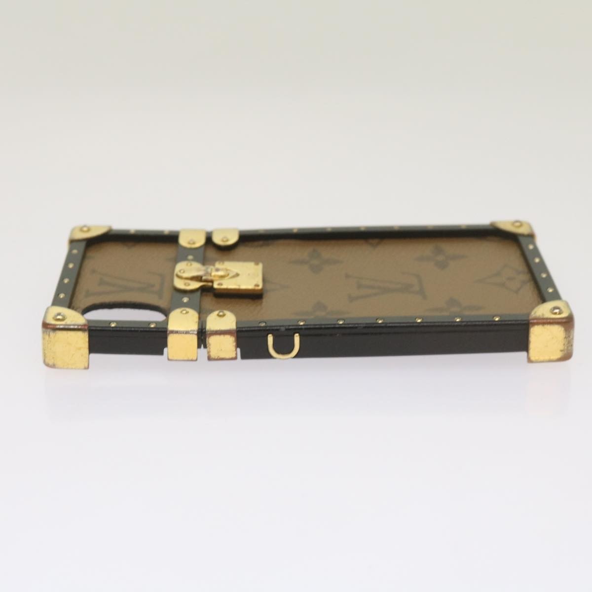 Louis Vuitton Phone case for iPhone X/XS Monogram canvas, BROWN, CANVAS, Clutche & pouche