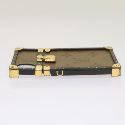 Louis Vuitton Phone case for iPhone X/XS Monogram canvas, BROWN, CANVAS, Clutche & pouche