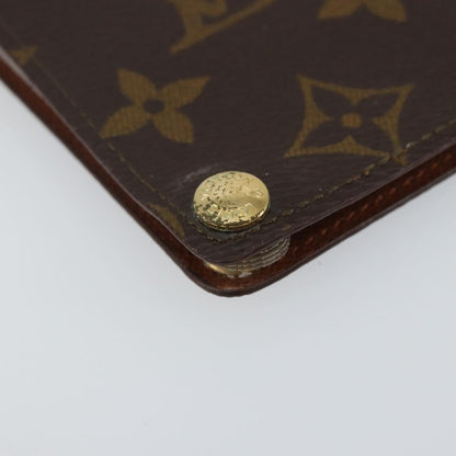 Louis Vuitton Porte Cartes Pression Card Case Monogram Canvas, BROWN, CANVAS, Card Holders