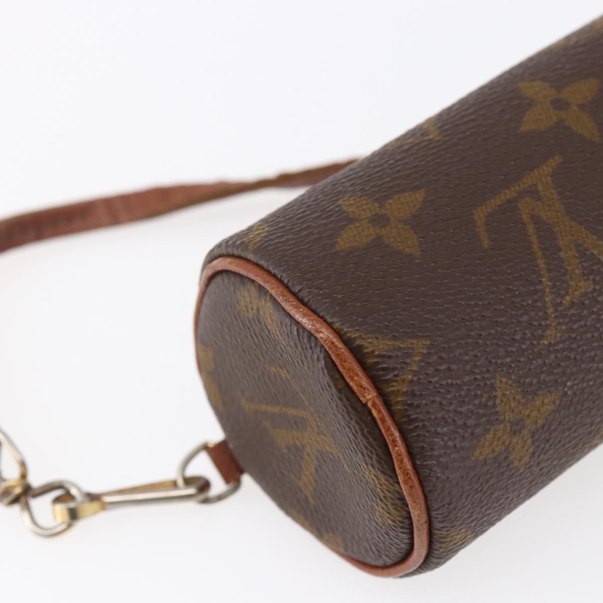 Louis Vuitton Papillon Pochette Monogram Canvas, BROWN, CANVAS, Clutche & pouche