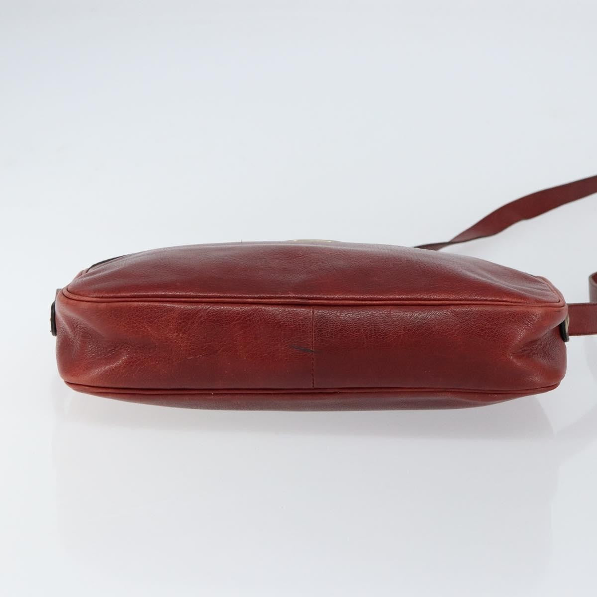 Christian Dior Vintage Shoulder Bag Leather, RED, LEATHER, Shoulder bag
