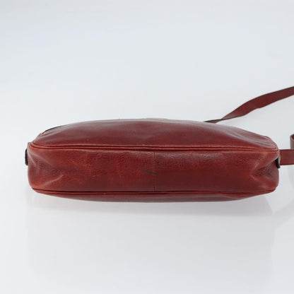 Christian Dior Vintage Shoulder Bag Leather, RED, LEATHER, Shoulder bag