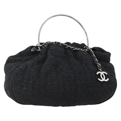 Chanel Knitting Satchel Boucle Tweed, Multicolour, Tweed, Handbag