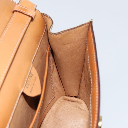 Celine Vintage Macadam Shoulder Bag Canvas, BEIGE, CANVAS, Shoulder bag