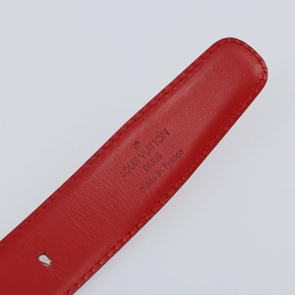 Louis Vuitton Classique Belt Epi Leather, RED, LEATHER, Belts