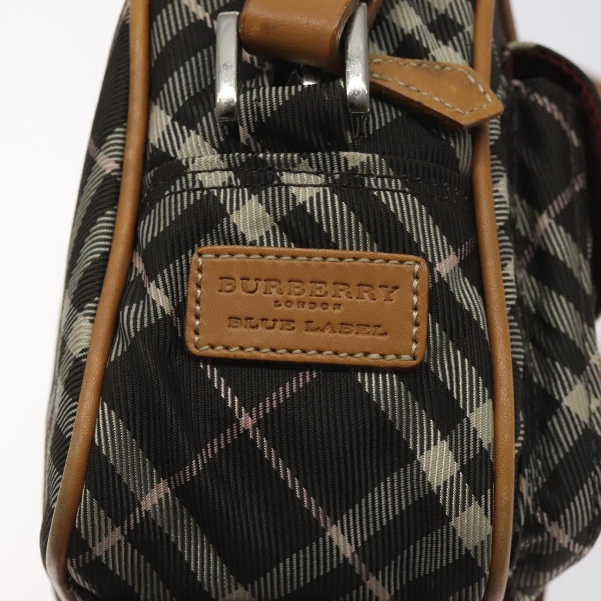 Burberry Nova Check Blue Label Nylon, BROWN, NYLON, Travel bag