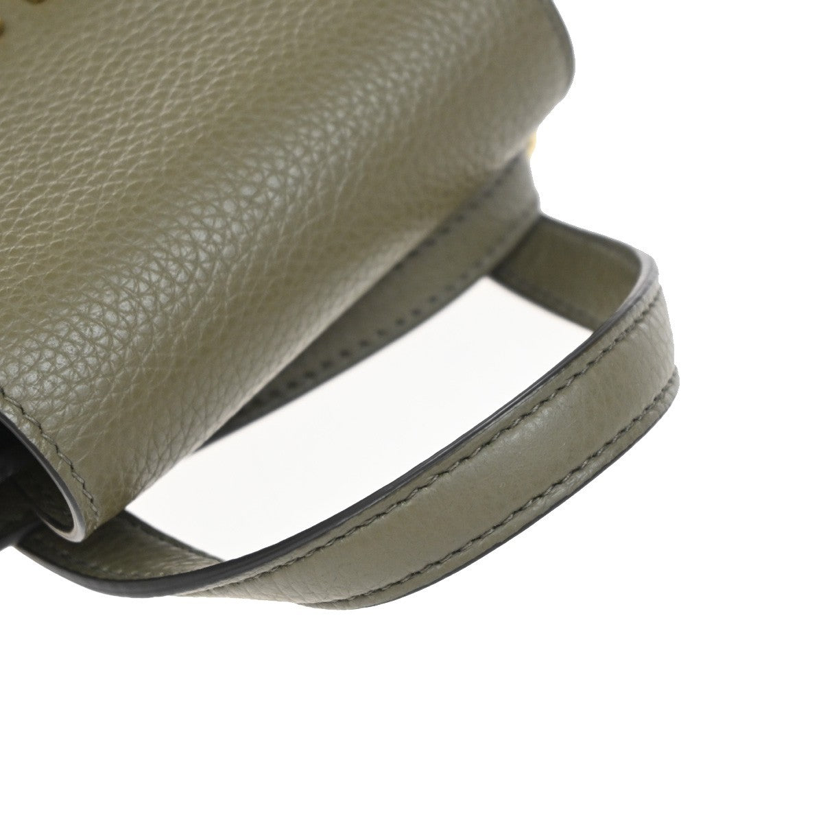 Salvatore Ferragamo Gancini Backpack Leather, KHAKI, LEATHER, Backpack