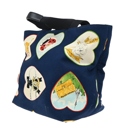 Chanel Graffiti Tote Printed Canvas, BLUE, CANVAS, Tote bag