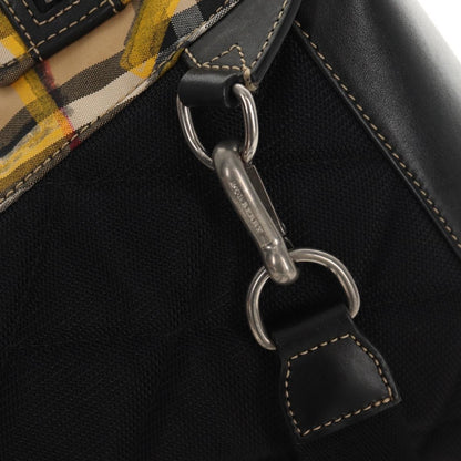 Burberry Graffiti Rucksack Backpack Vintage Check Canvas, BEIGE, CANVAS, Backpack