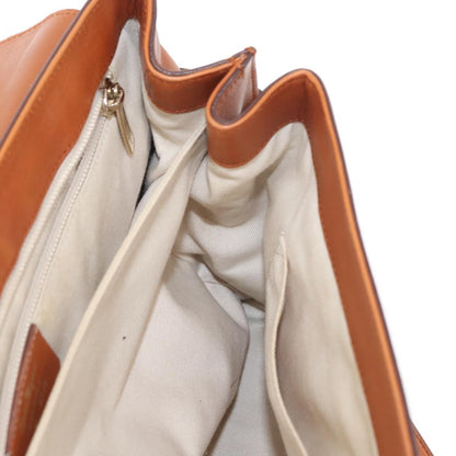 Salvatore Ferragamo Virna Satchel Leather, BROWN, LEATHER, Shoulder bag