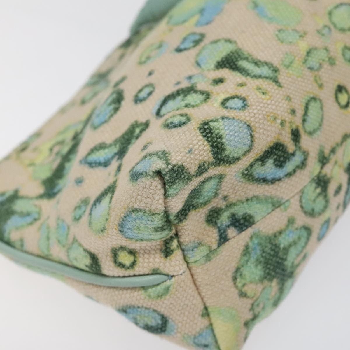 Bottega Veneta Vintage Shoulder Bag Canvas, GREEN, CANVAS, Shoulder bag